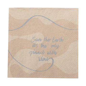 Tovagliolo Earth 33x33 cm confezione da 20 - Nature - Bloomingville