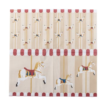 Tovagliolo Merry-go-round 33x33 cm confezione da 20 - Naturale - Bloomingville