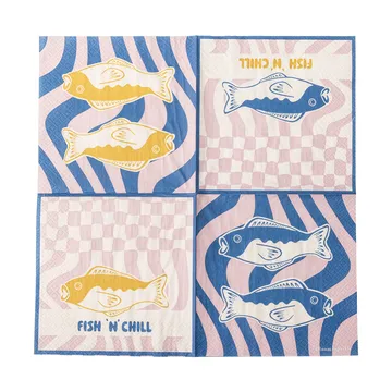 Tovagliolo Remy 20-pack - Blu - Bloomingville