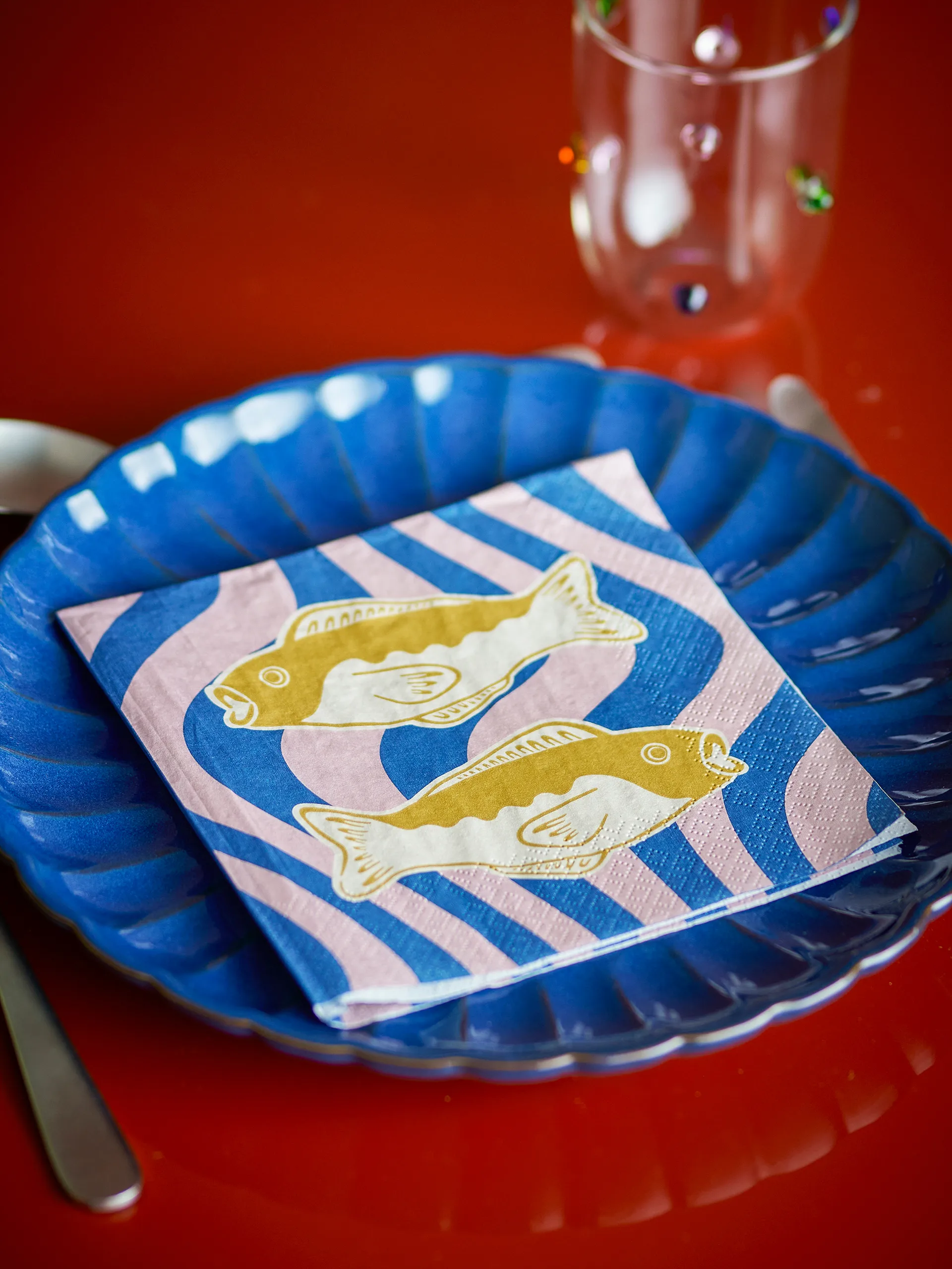 Tovagliolo Remy 20-pack, Blu Bloomingville