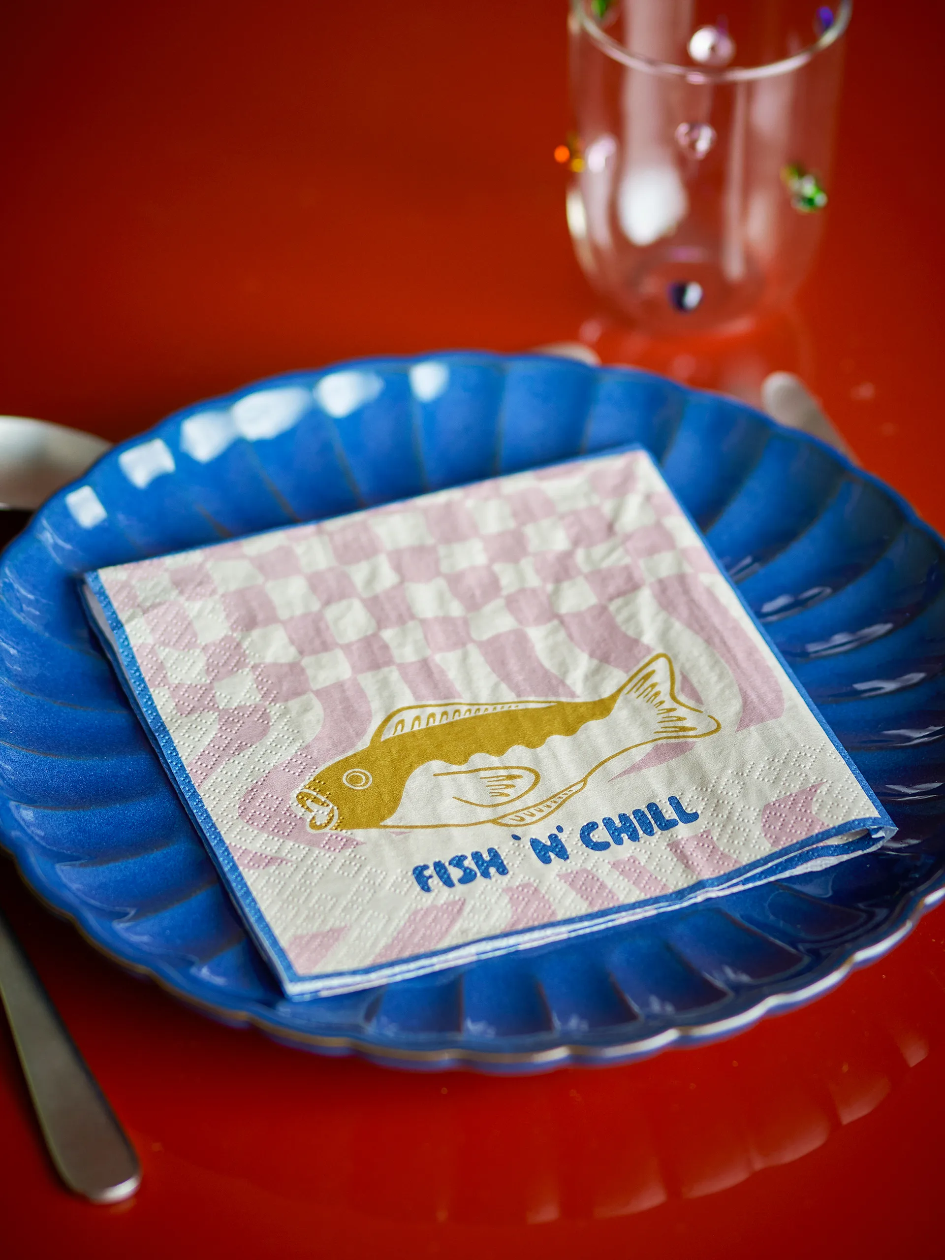 Tovagliolo Remy 20-pack, Blu Bloomingville