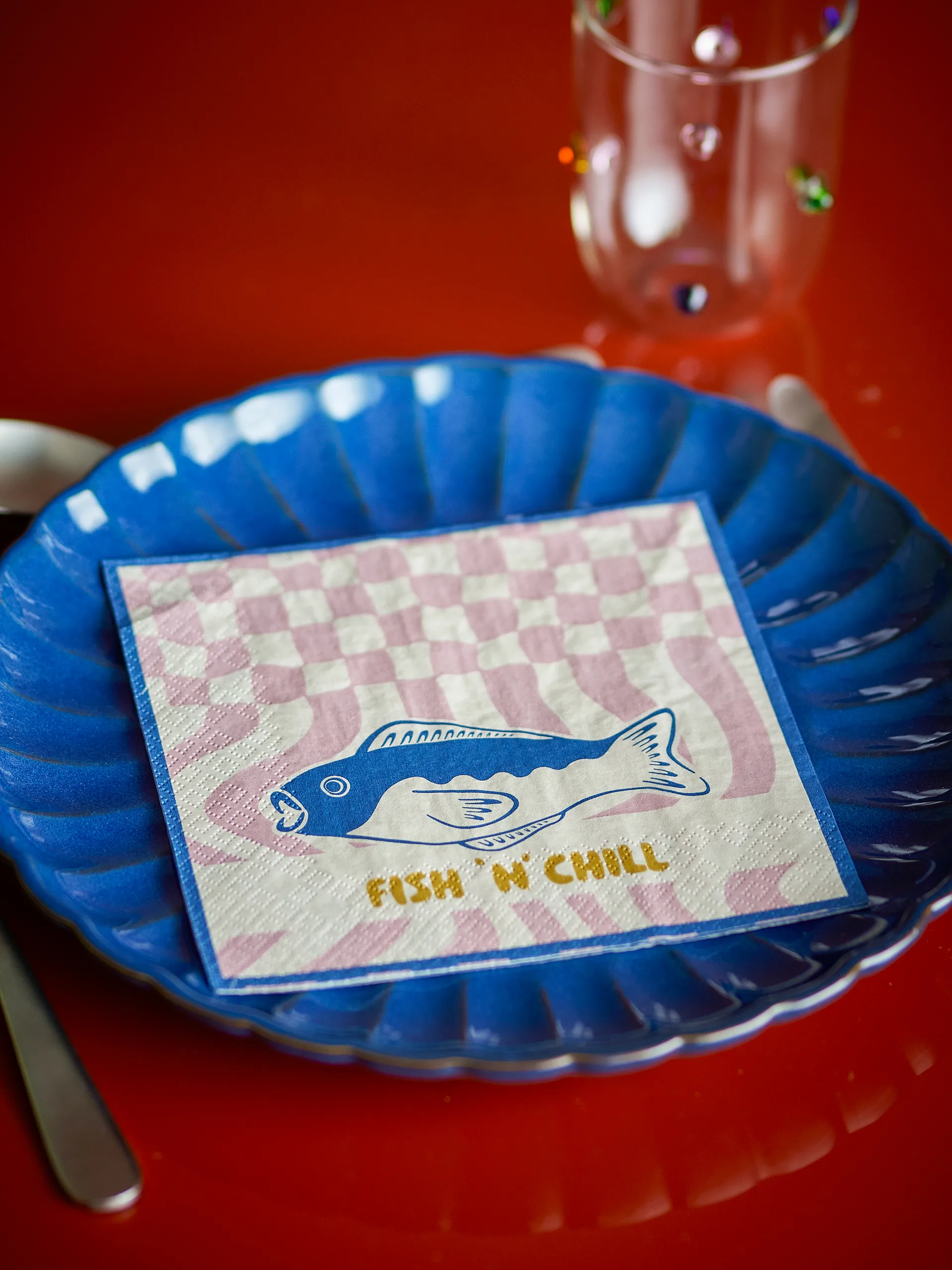 Tovagliolo Remy 20-pack, Blu Bloomingville