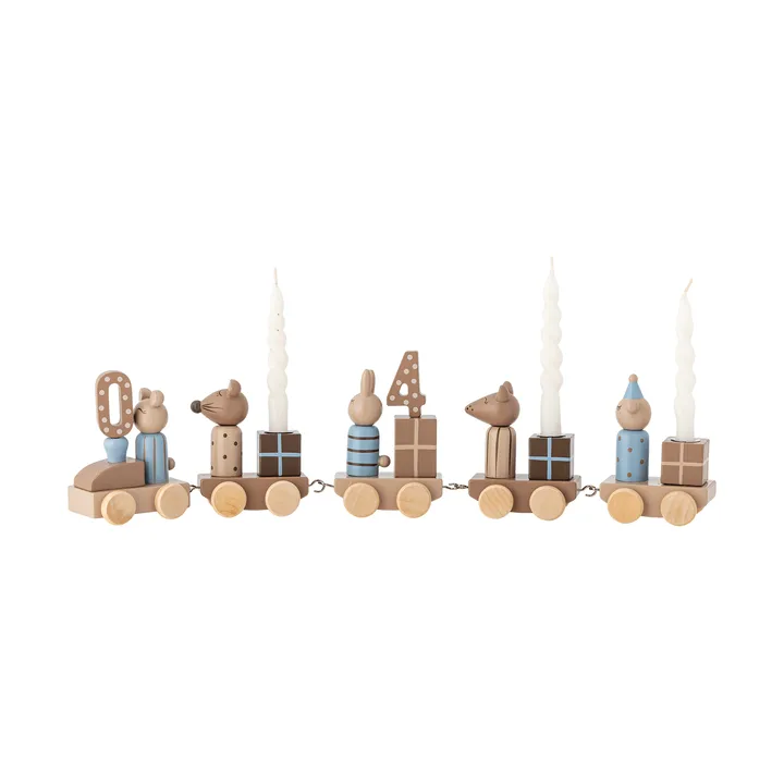 Treno di compleanno Junaid - Marrone-beige - Bloomingville