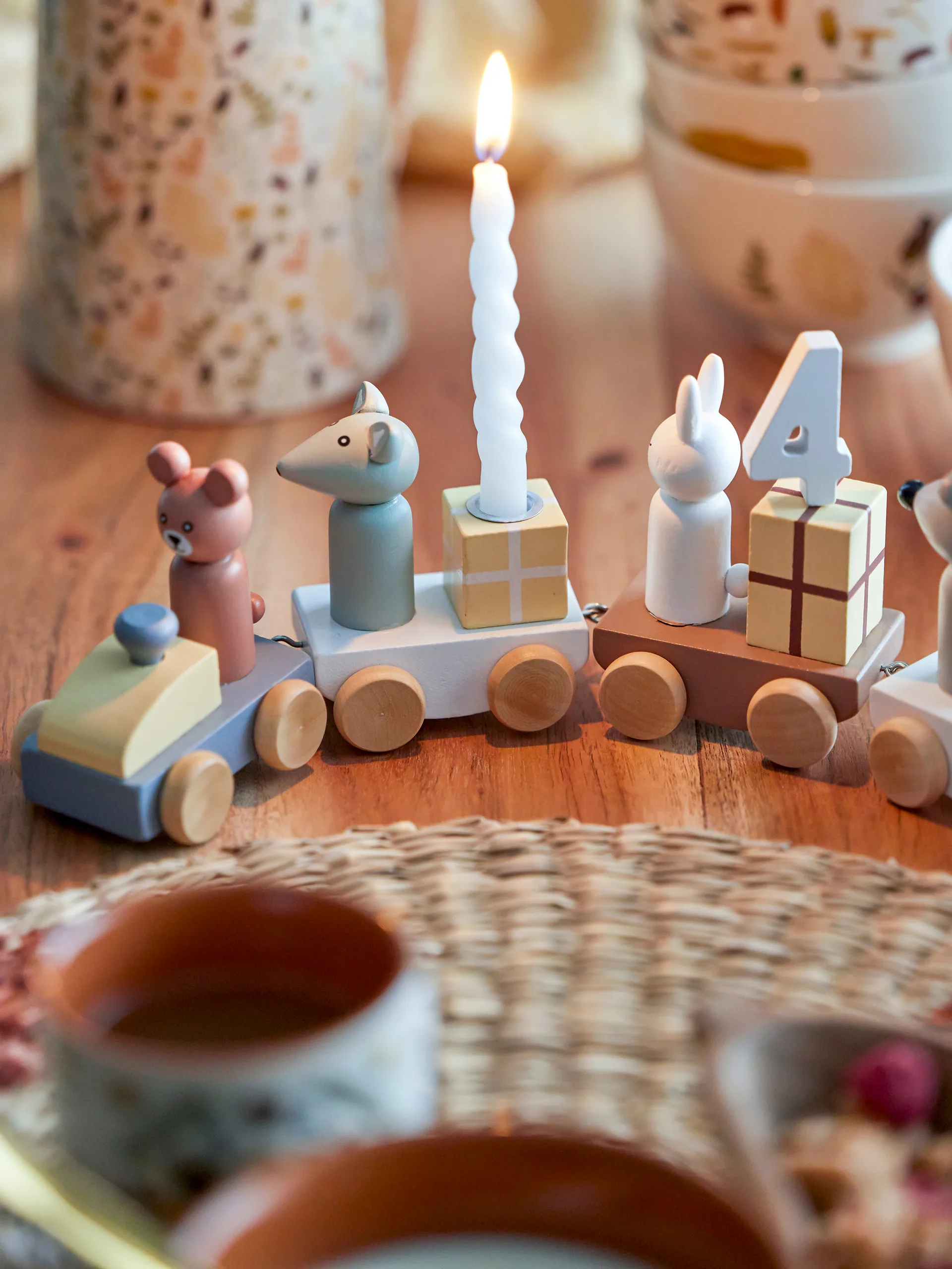 Treno di compleanno Junaid, Marrone Bloomingville