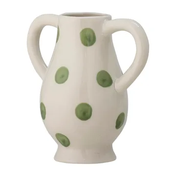 Vaso Asrin 15 cm - Bianco-verde - Bloomingville