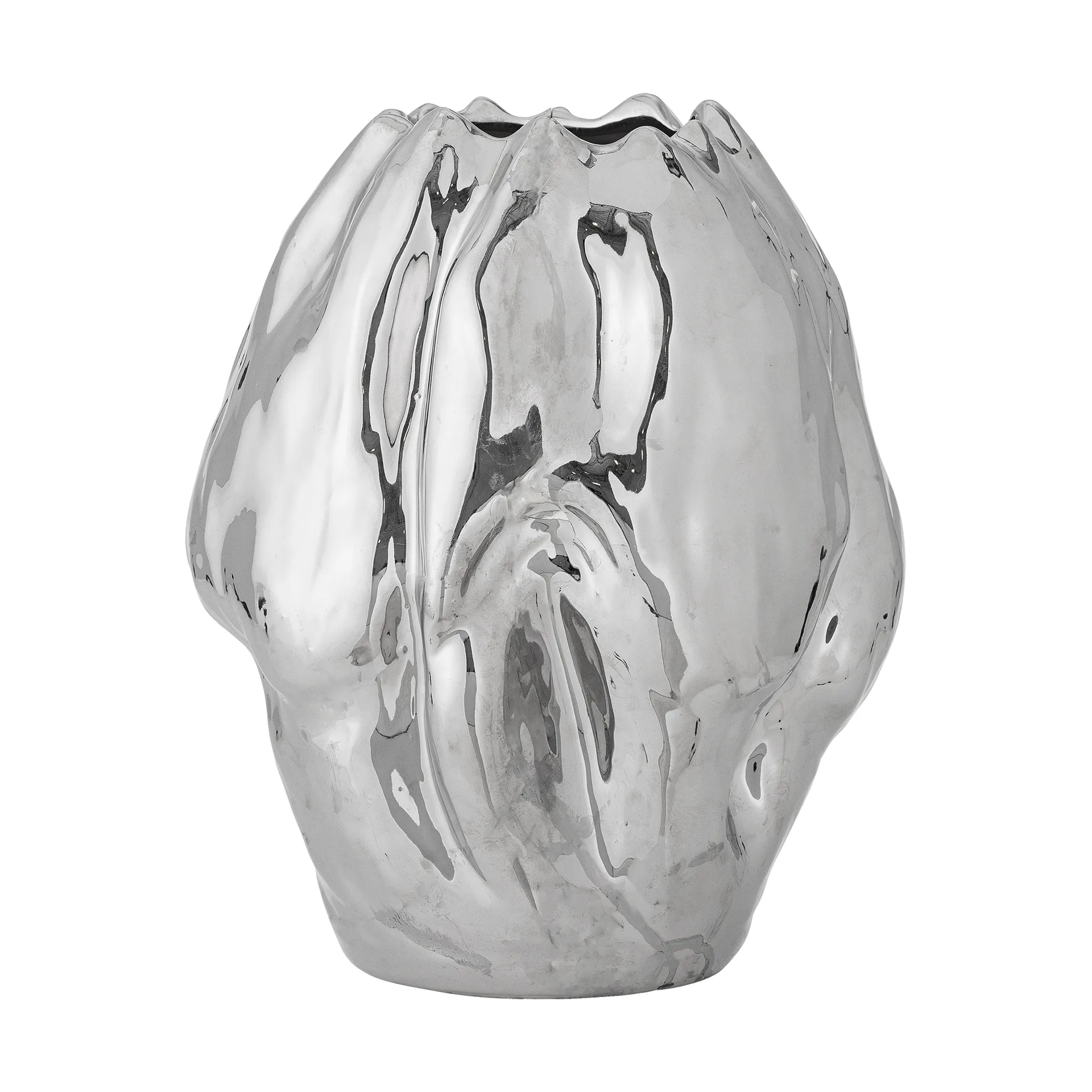 Vaso Bobby 23,5x29 cm, Argento Bloomingville