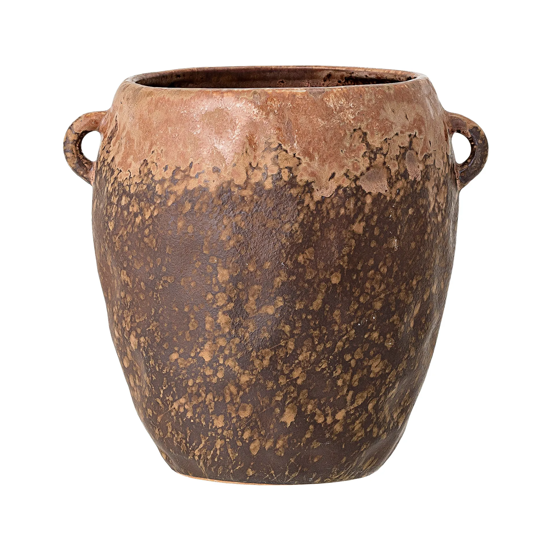 Vaso da fiori Nenne con manico Ø 16 cm, marrone Bloomingville