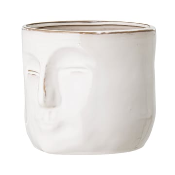  Vaso di fiori con volto 16,5x18 cm - bianco - Bloomingville