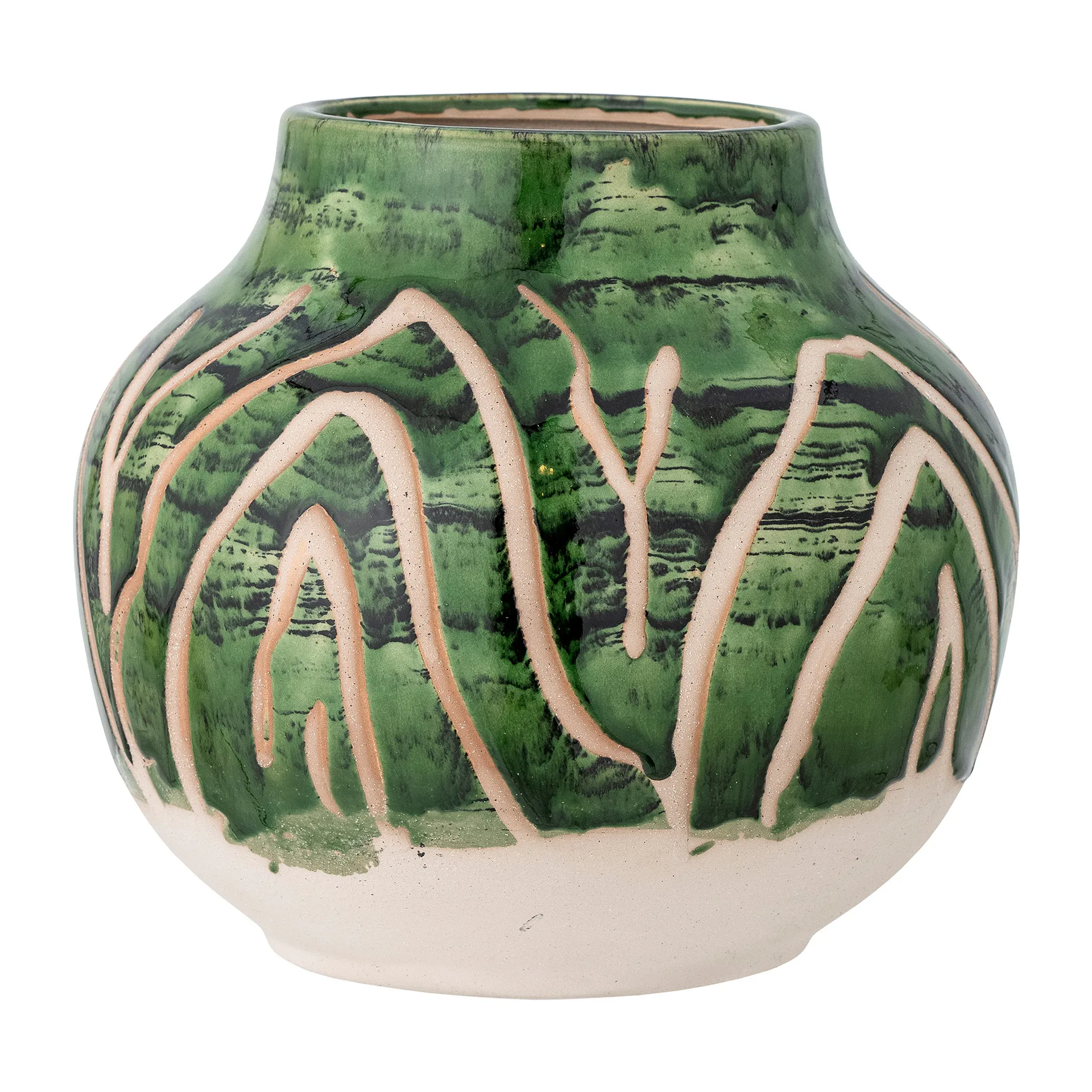 Vaso Eliya, 21 cm, Verde Bloomingville
