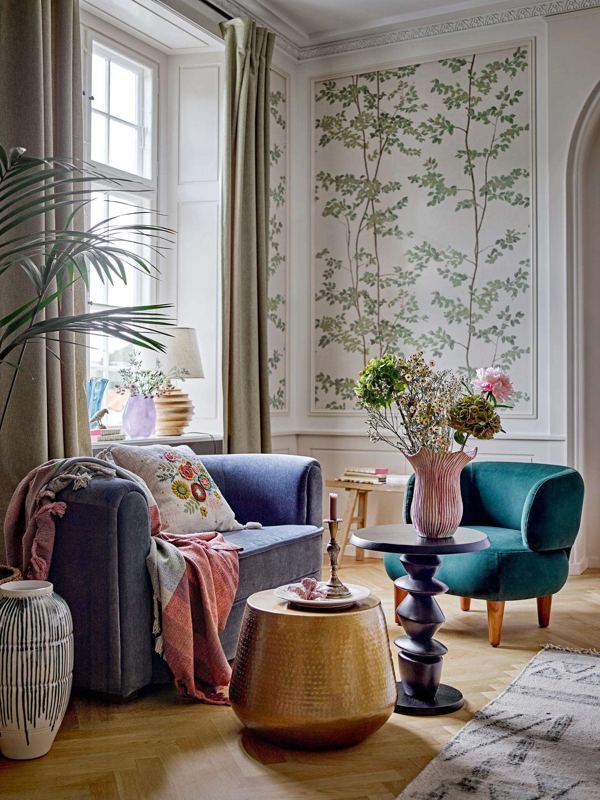 Vaso floreale 29 cm, Rosa Bloomingville