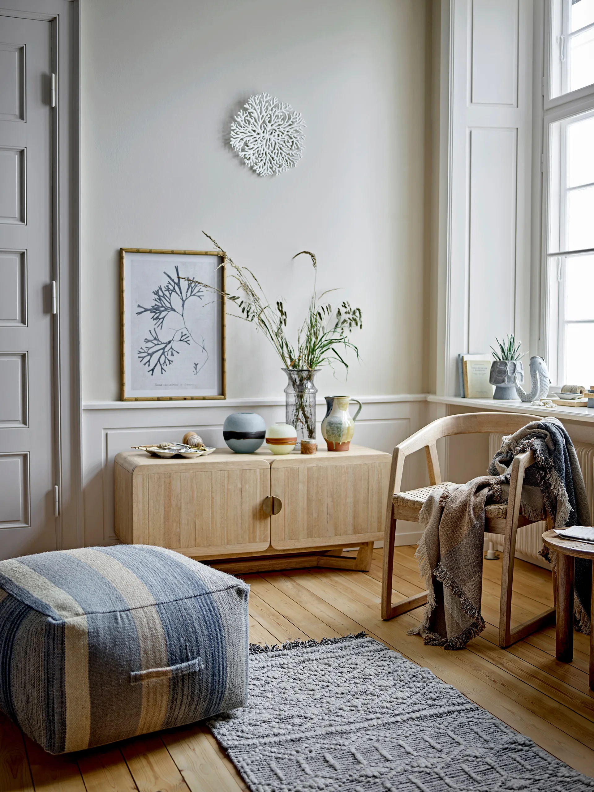 Vaso Hiro 21 cm, Blu Bloomingville