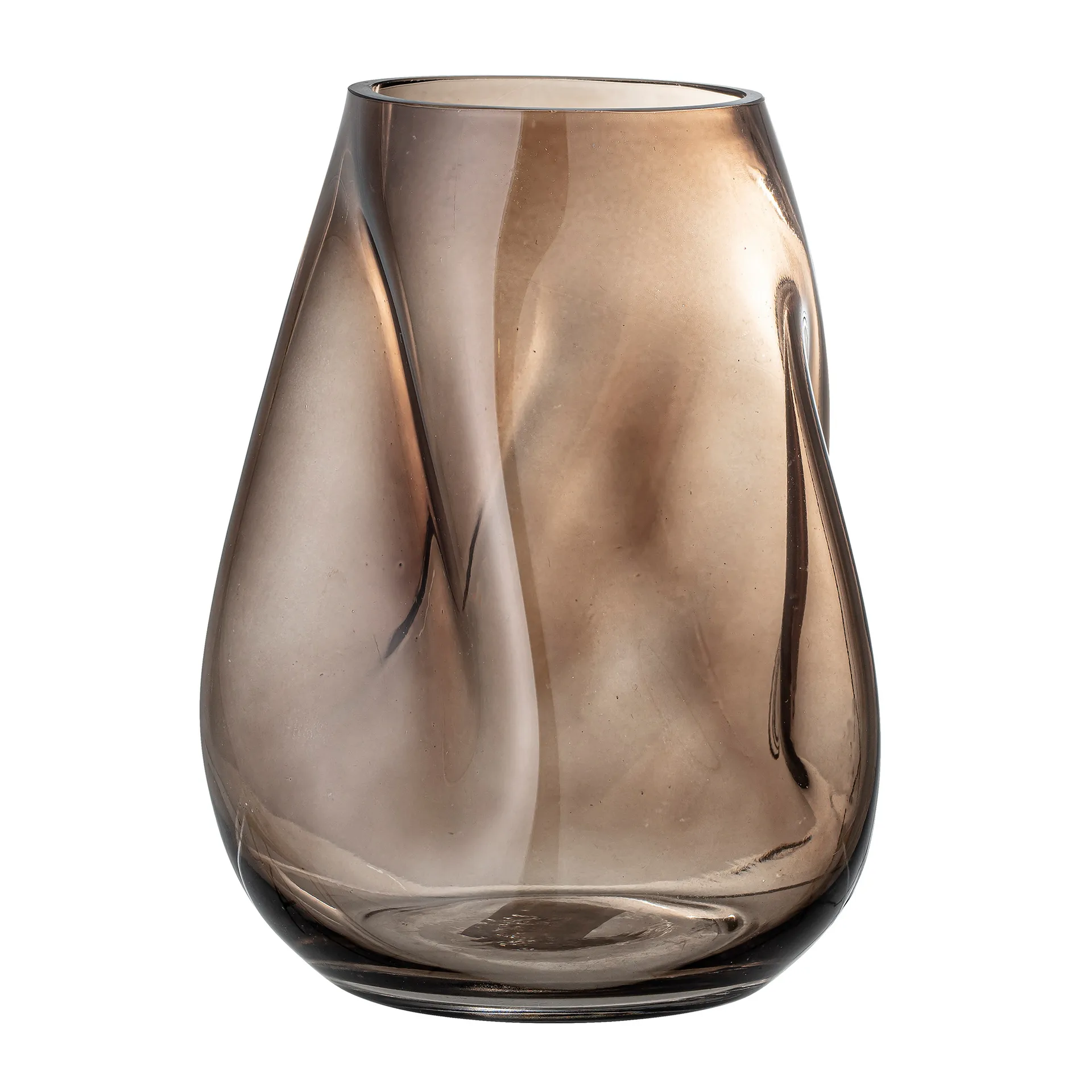Vaso in vetro Bloomingville 26 cm, marrone Bloomingville