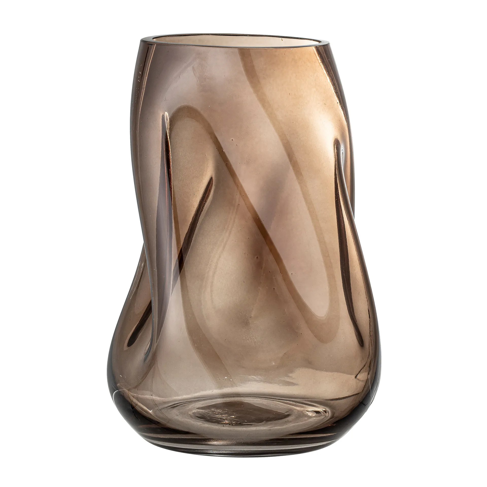 Vaso in vetro Bloomingville 26 cm, marrone Bloomingville