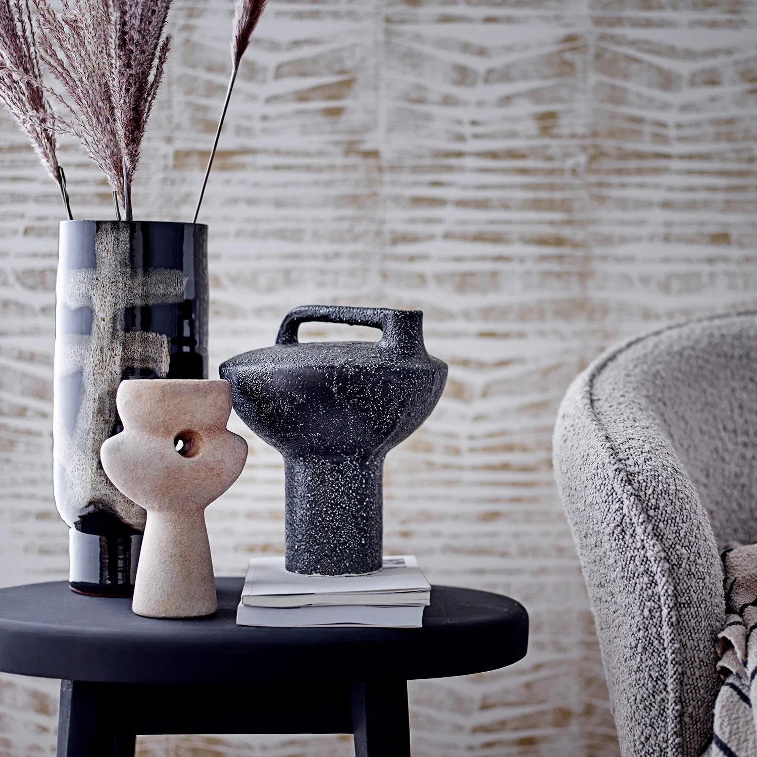 Vaso Ngoie 17 cm, naturale Bloomingville