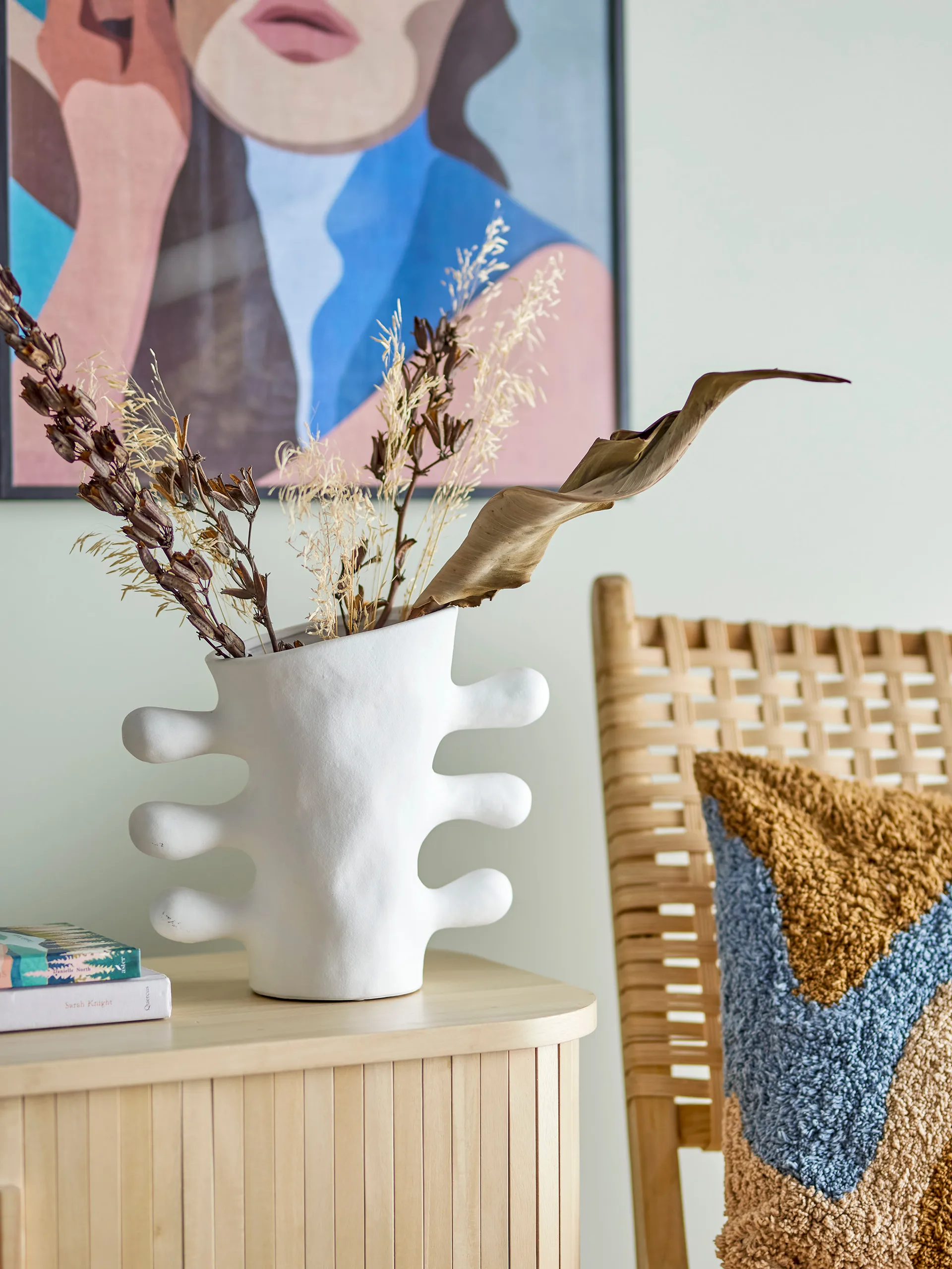 Vaso Pernilla 26 cm, Bianco Bloomingville