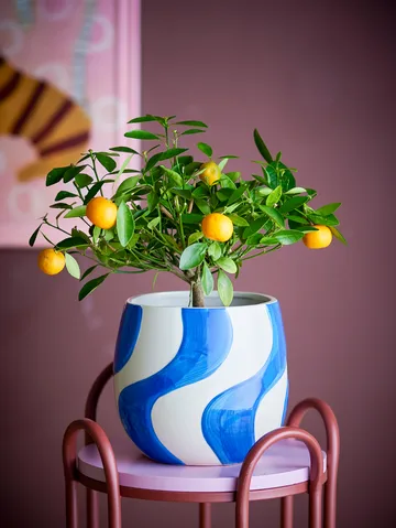 Vaso Romy Ø20,5 cm - Blu - Bloomingville