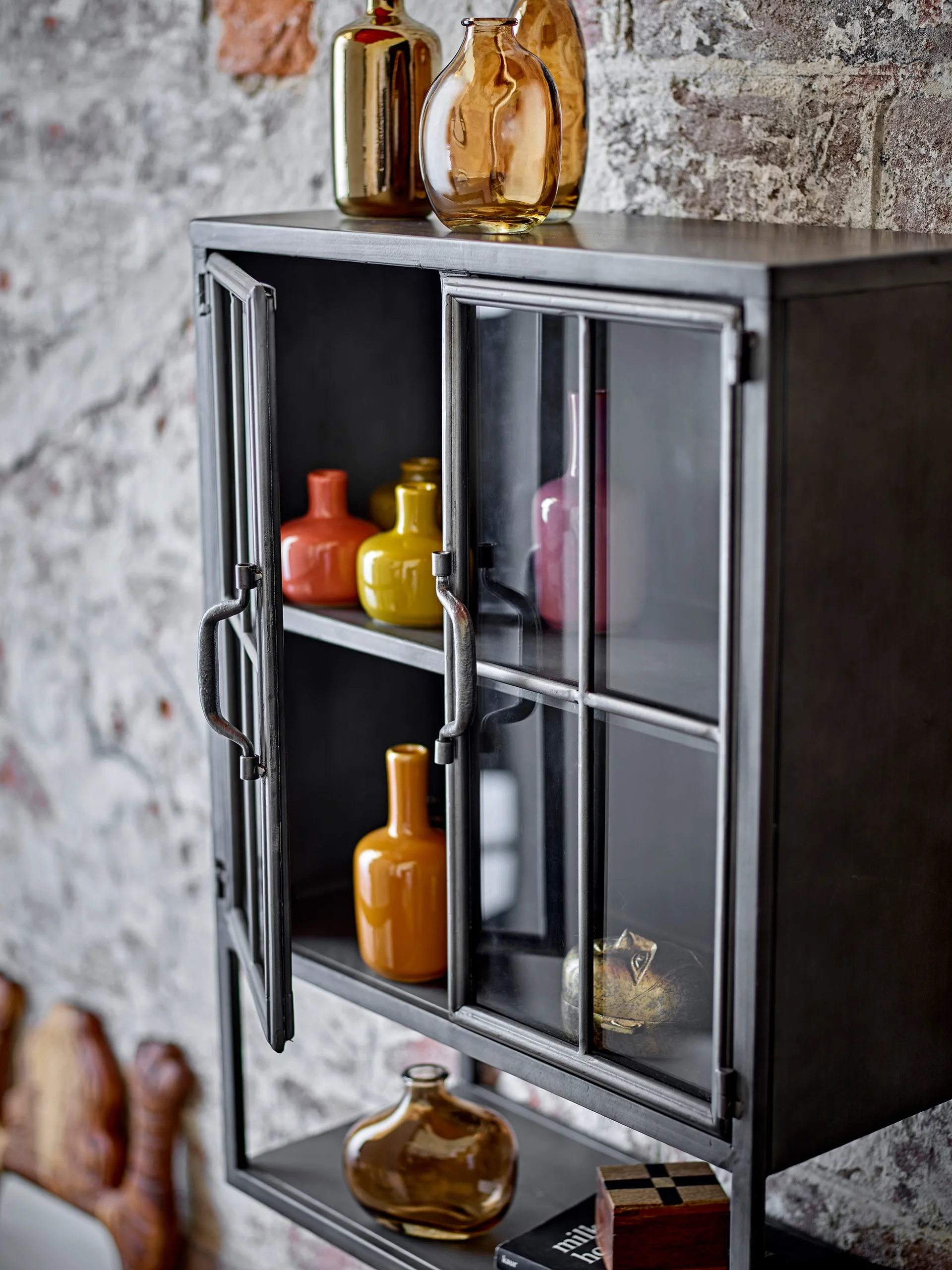 Vaso Tilia 3 pezzi, Marrone Bloomingville