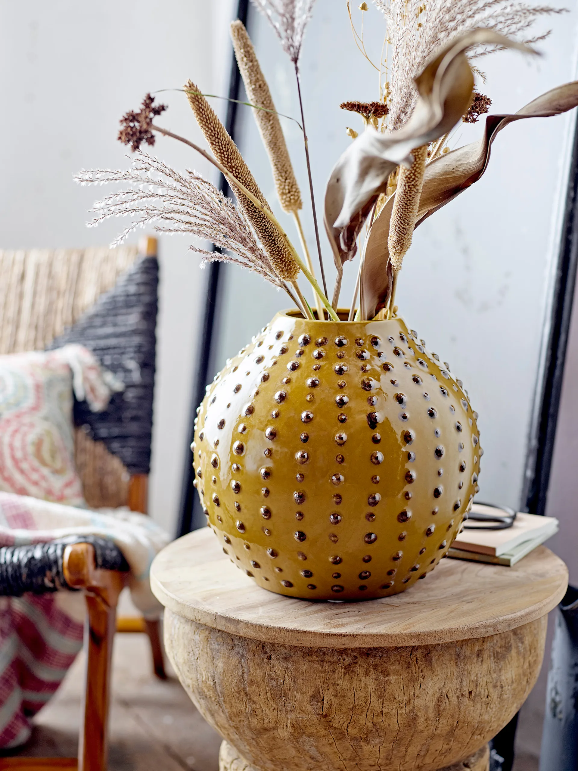 Vaso Toofon 26 cm, Giallo Bloomingville