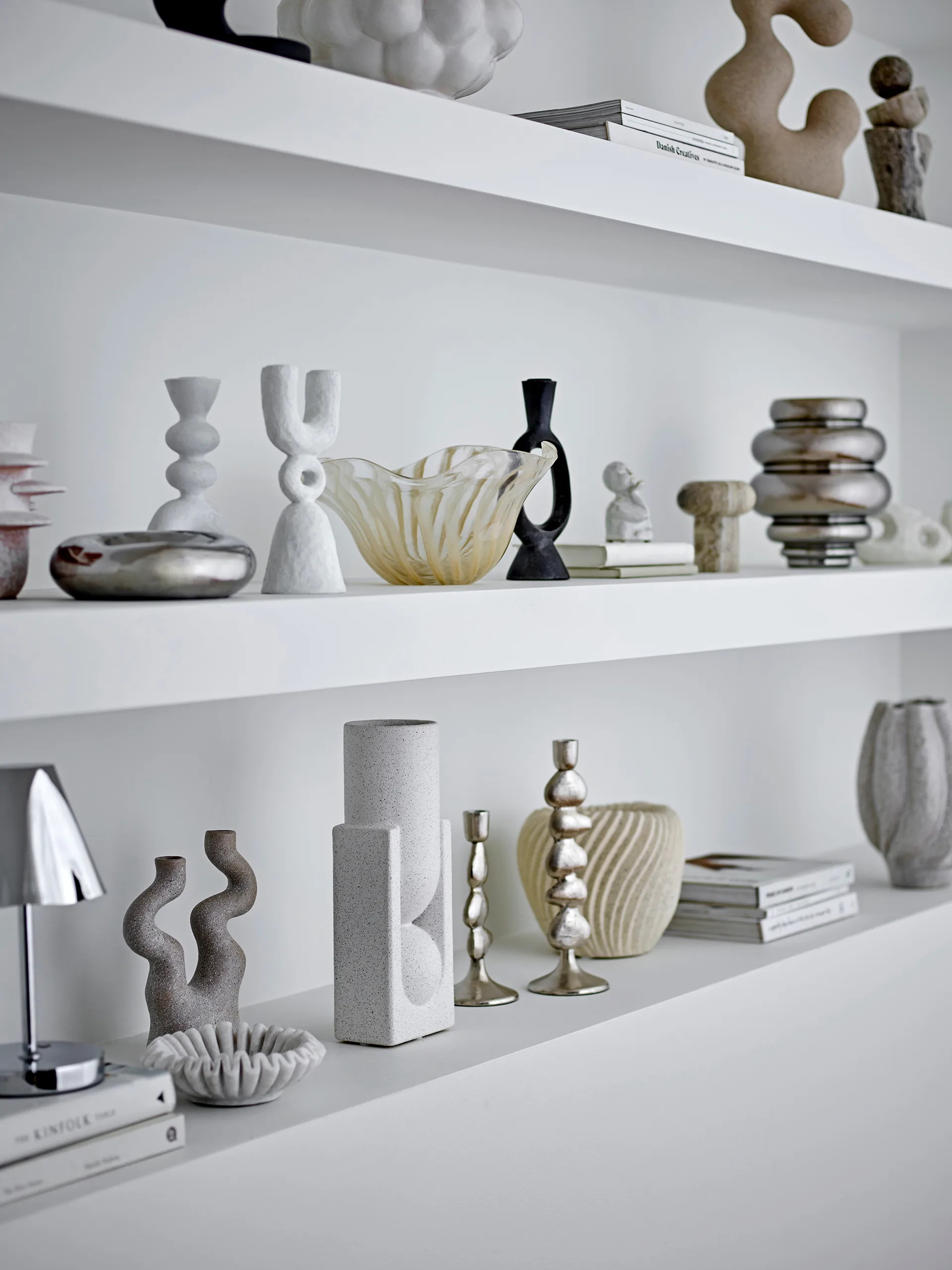 Vaso Zorya 24 cm, Argento Bloomingville