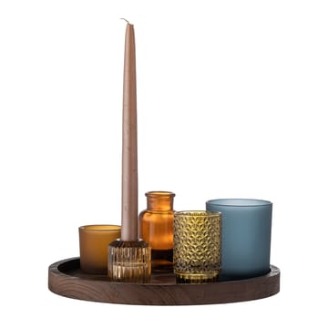 Vassoio con portacandela Sanga, 5 parti - Marrone, multicolore - Bloomingville