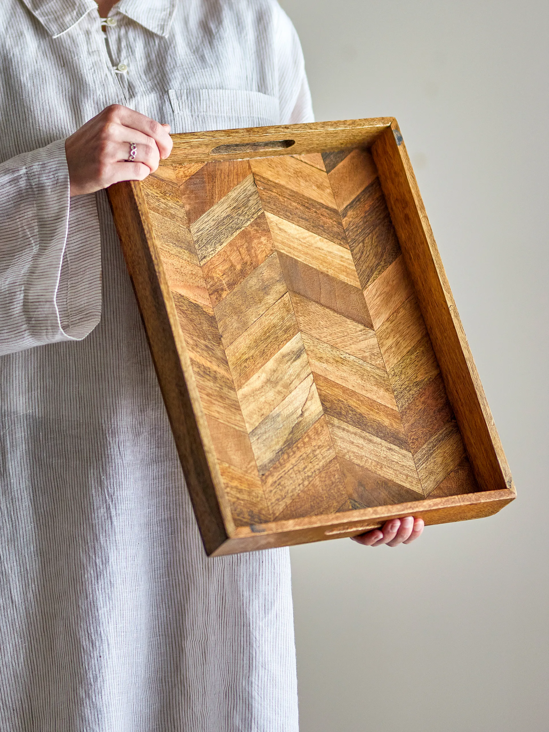 Vassoio da portata Katalyn 30x40 cm, Naturale Bloomingville