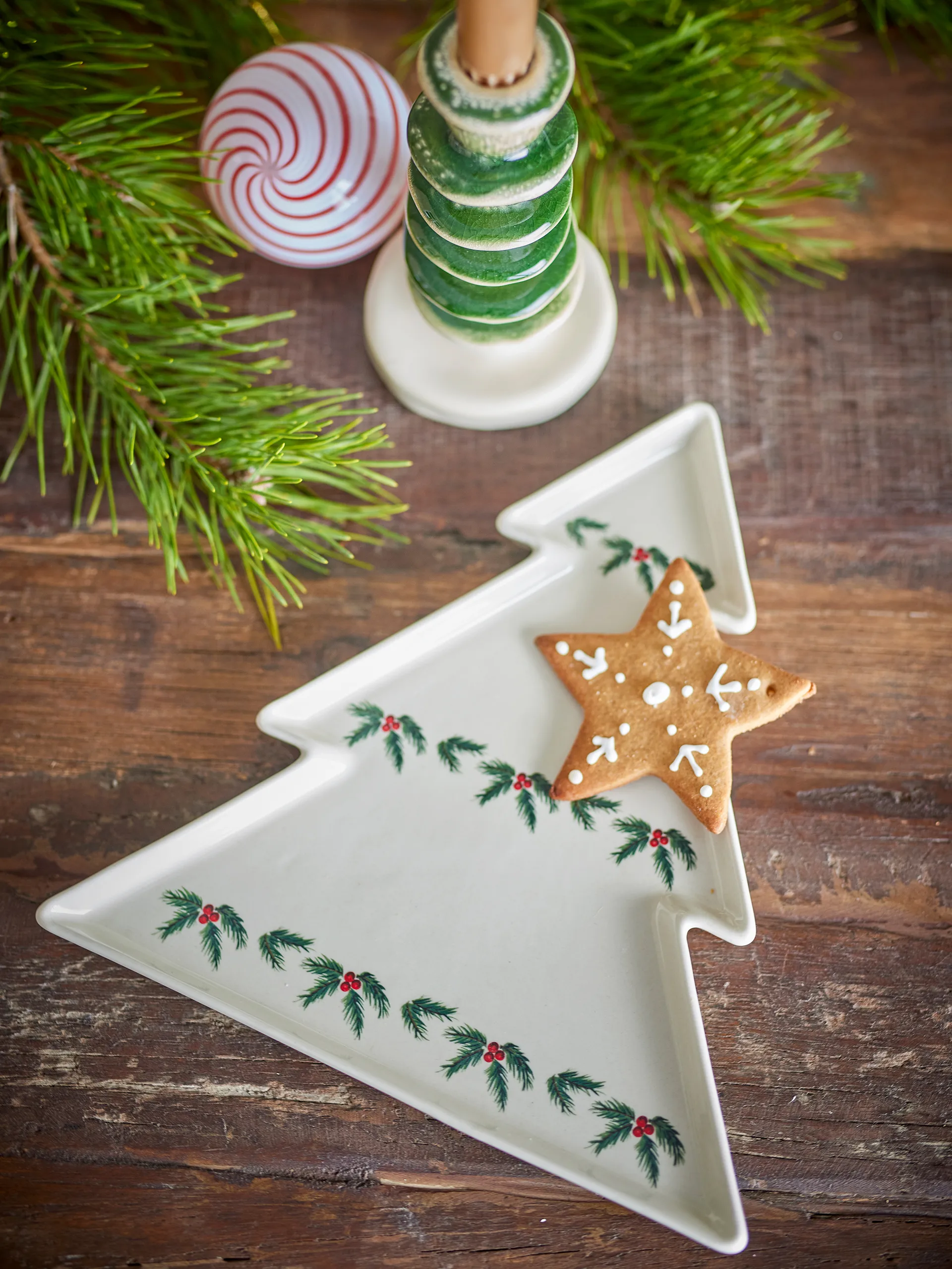 Vassoio da servizio Berry, Bianco Bloomingville