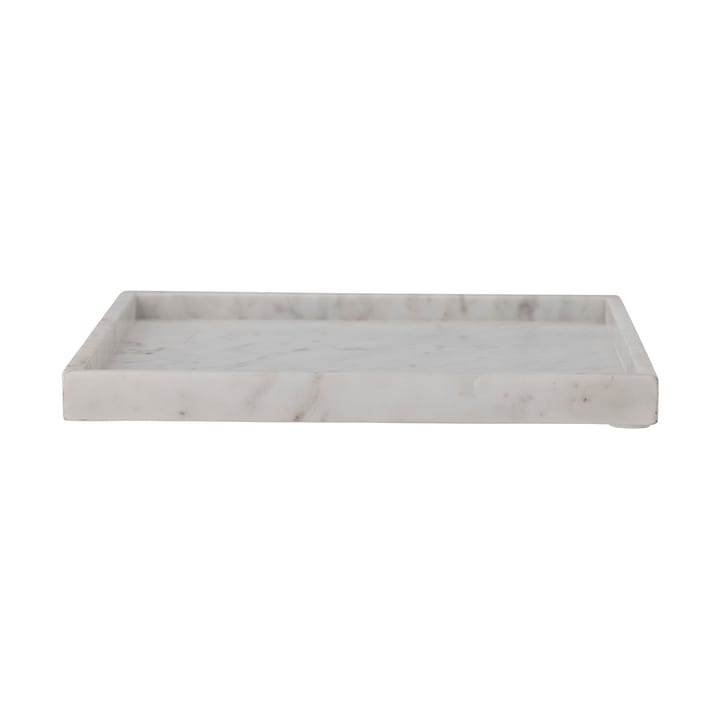 Vassoio decorativo Majsa 35x35 cm - White marble - Bloomingville