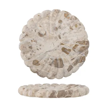 Vassoio Marlie marmo Ø22,5 cm - Natur - Bloomingville