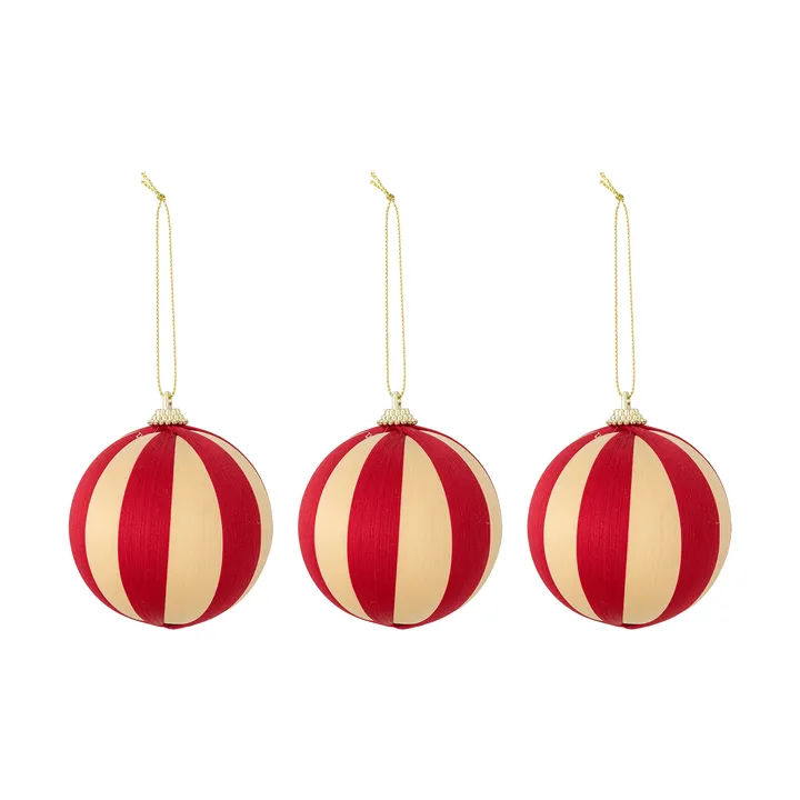 Wynn julkula - Rosso, 3 pezzi, Ø8 cm - Bloomingville