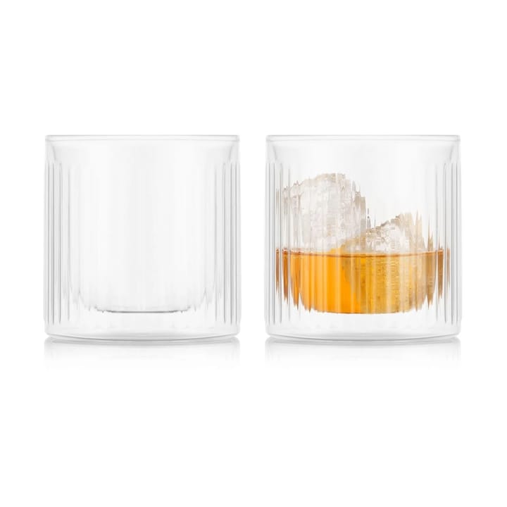 Bicchiere da whisky in doppio vetro Douro Bar dubbelväggigt whiskeyglas 30 cl confezione da 2 - Trasparente - Bodum