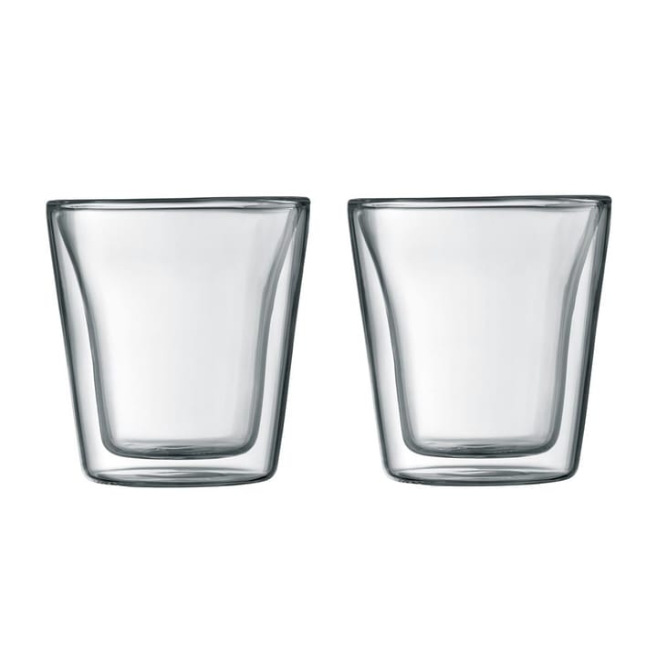 Bicchiere in doppio vetro Canteen confezione da 2 - 0,1 L - Bodum