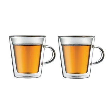 Bicchiere in doppio vetro con manico Canteen confezione da 2 - 0,2 L - Bodum