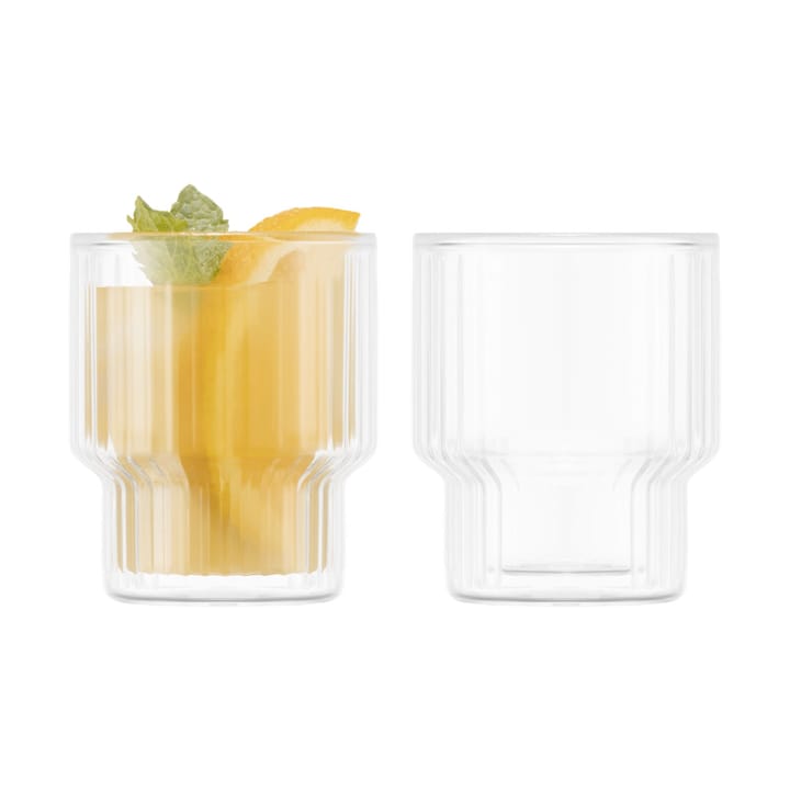 Bicchiere in doppio vetro Navalia 15 cl confezione da 2 - Trasparente - Bodum