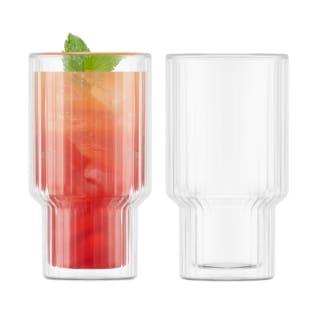 Bicchiere in doppio vetro Navalia 25 cl confezione da 2 - Trasparente - Bodum