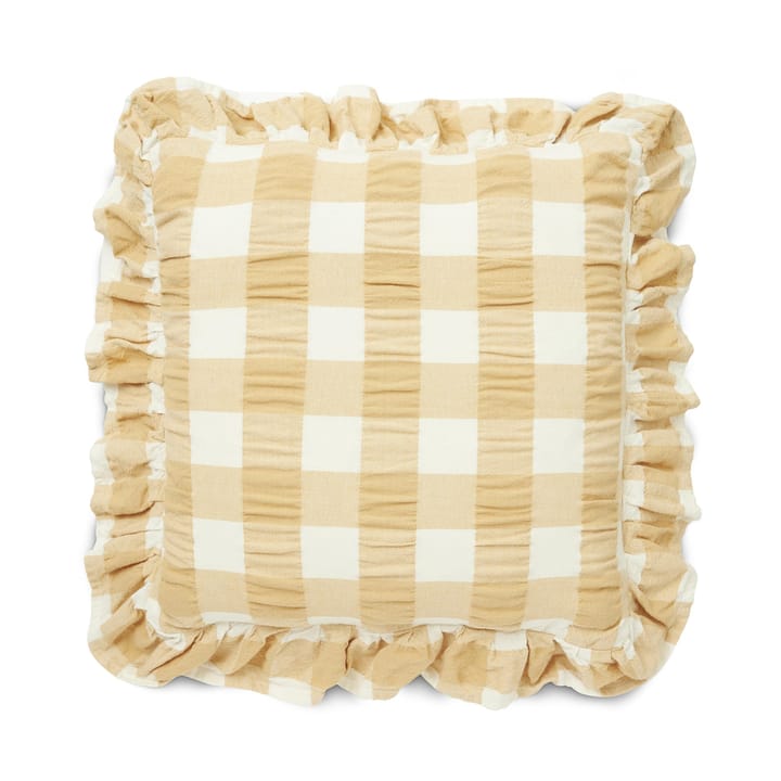 Fodera per cuscino Kullavik 45x45 cm - Giallo-bianco - Boel & Jan
