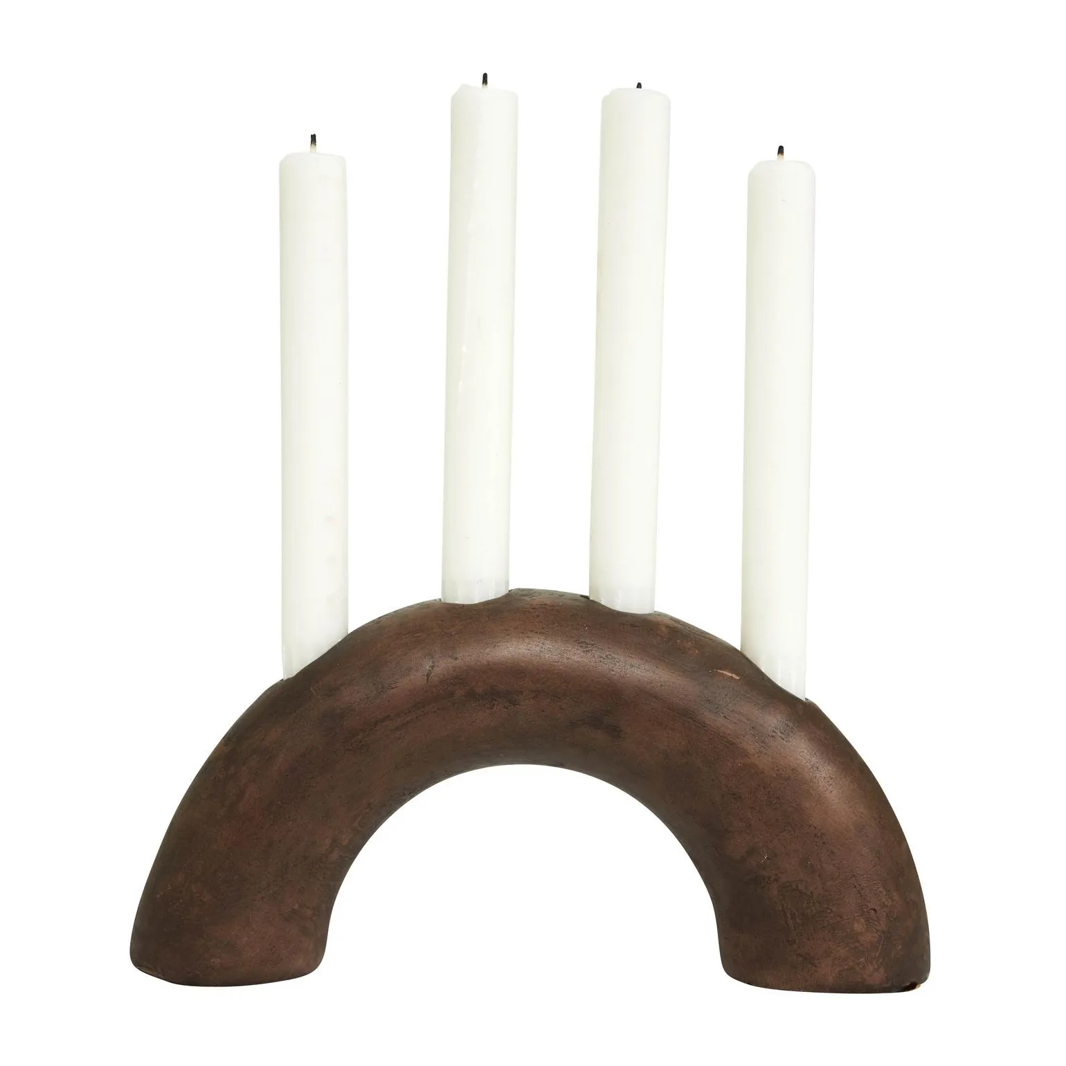 Portacandele dell'Avvento Arcus, 26 cm, Marrone Boel & Jan