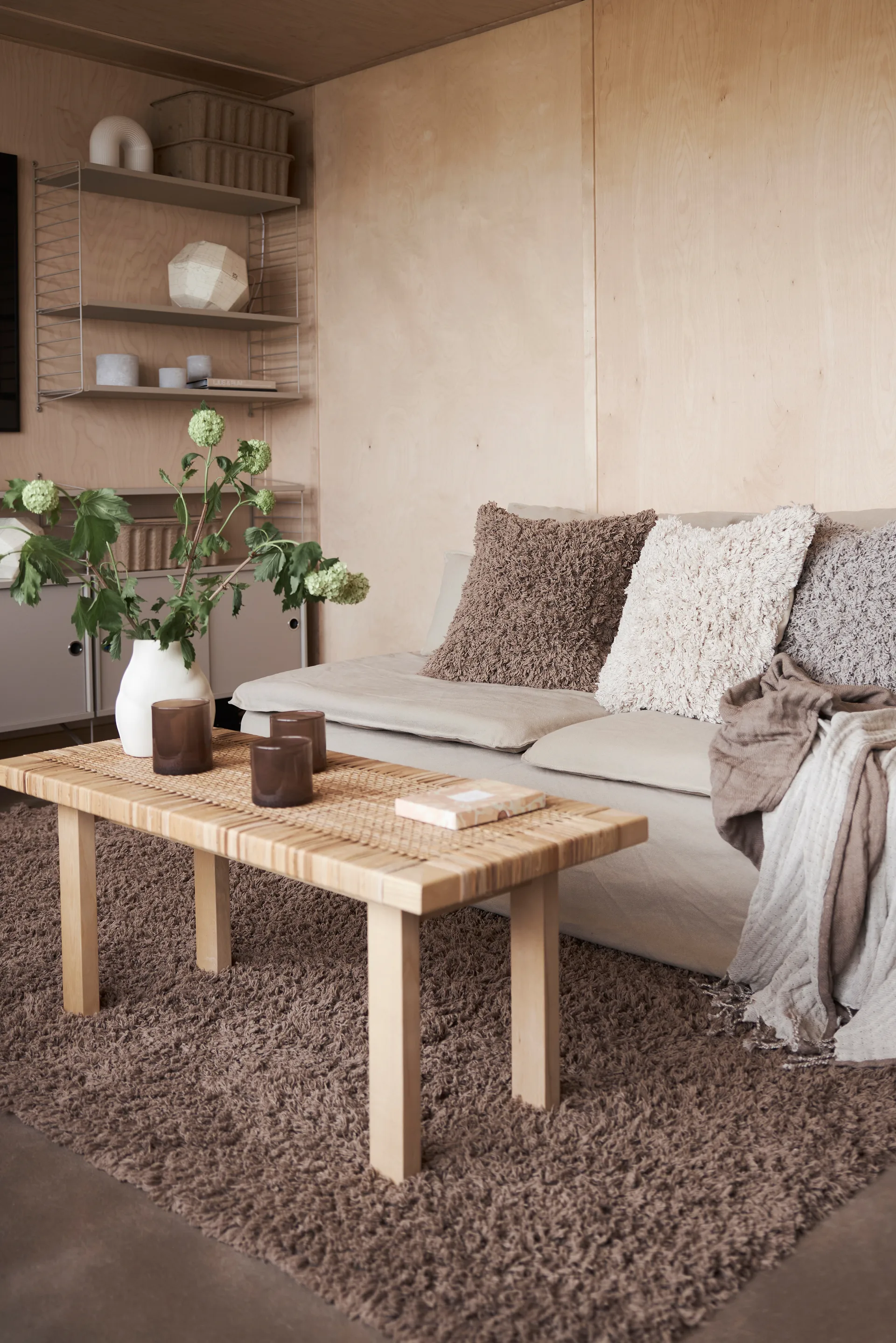 Tappeto in cotone Noma 160x230 cm, Marrone Boel & Jan