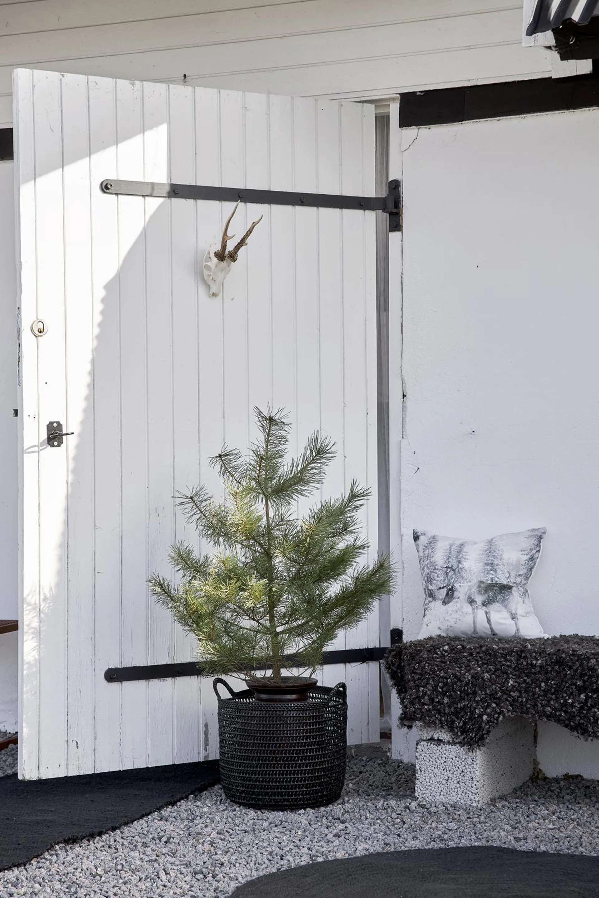 Tappeto in iuta Merida nero, 70x200cm Boel & Jan