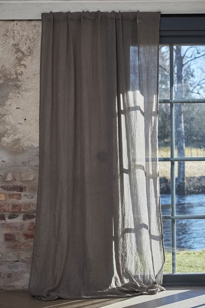 Tenda Mirja 130x275 cm confezione da 2 - grigio - Boel & Jan