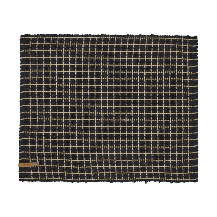 Tovaglietta Tällberg 35x45 cm - Nero, colore naturale - Boel & Jan