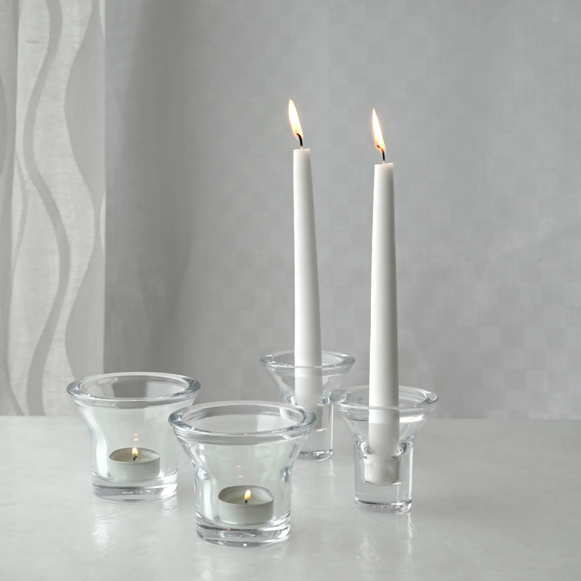 Candelabro Lumi 8 cm, Chiaro Born In Sweden