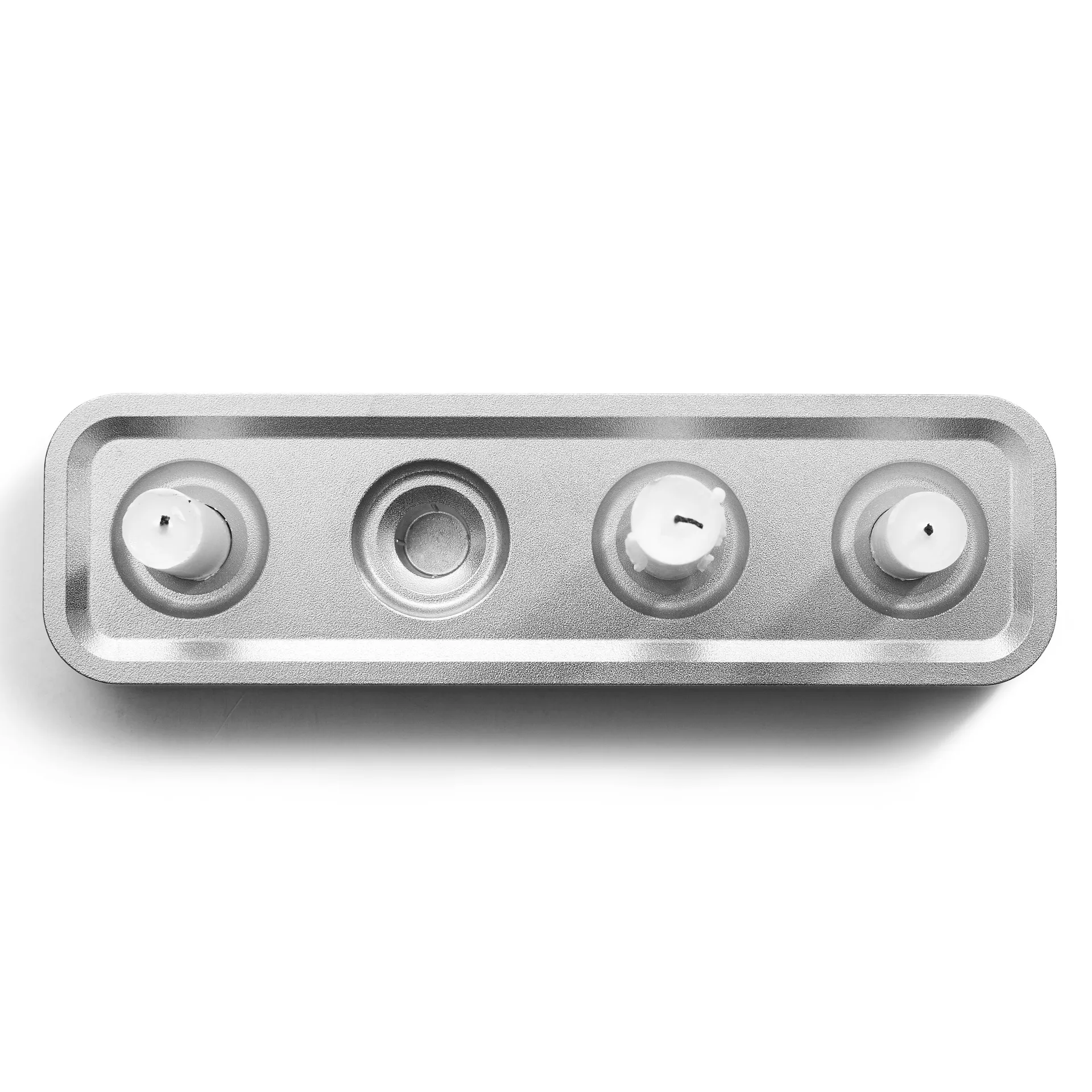 Portacandele lungo Stumpastaken lucidato, 8,5x29,5 cm Born In Sweden