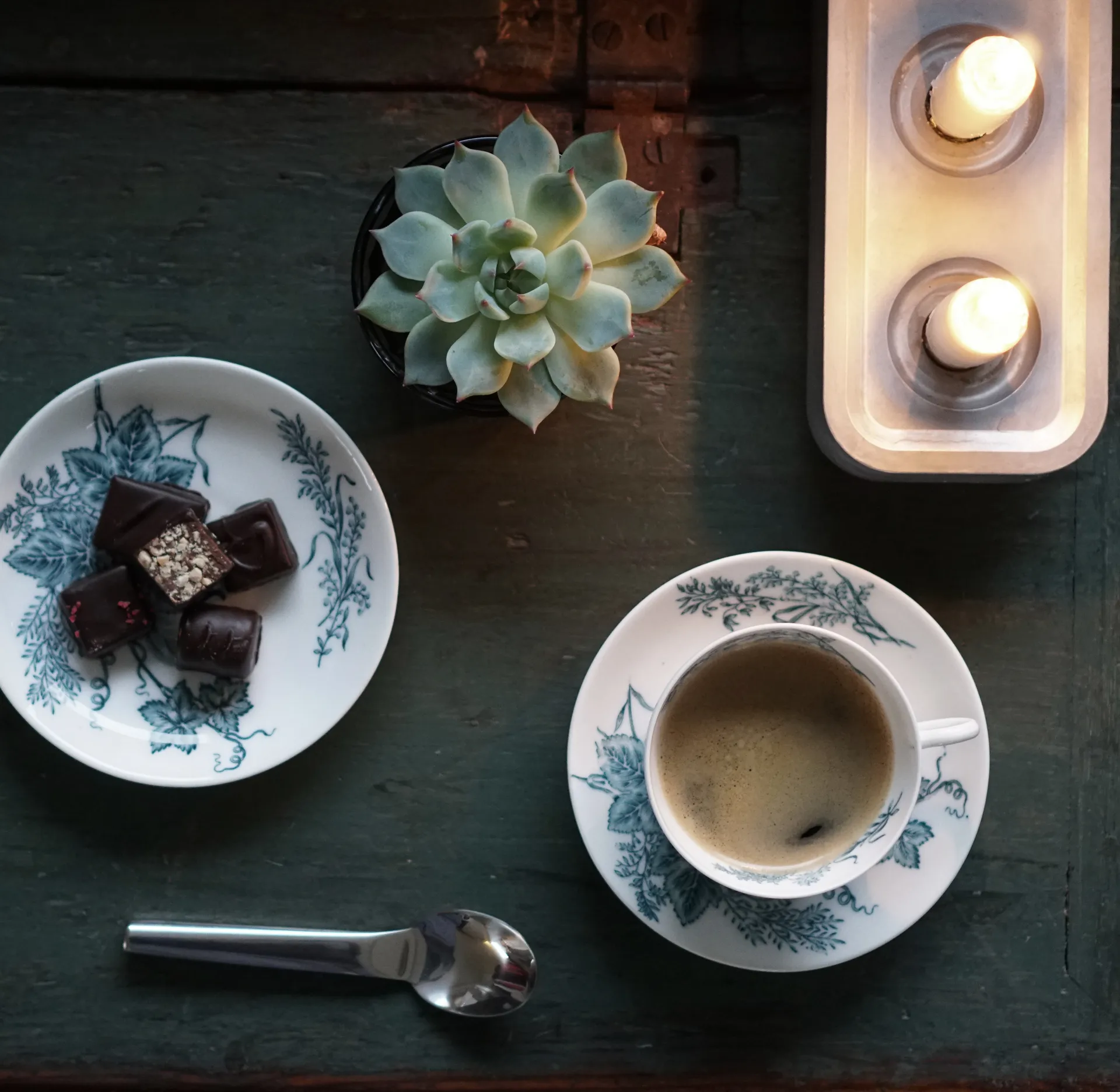 Portacandele lungo Stumpastaken lucidato, 8,5x29,5 cm Born In Sweden