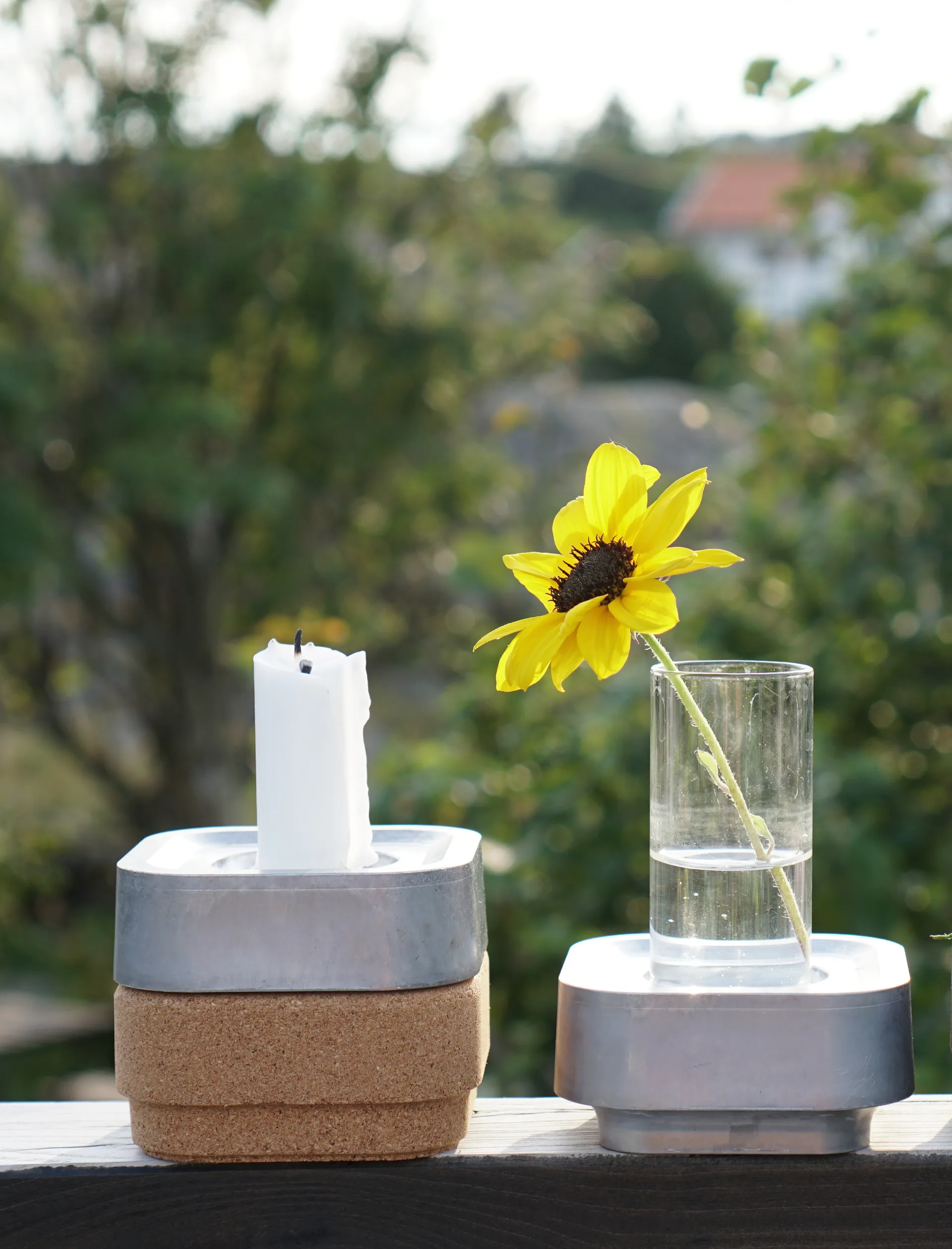 Portacandele Stumpastaken Ettan, alluminio Born In Sweden