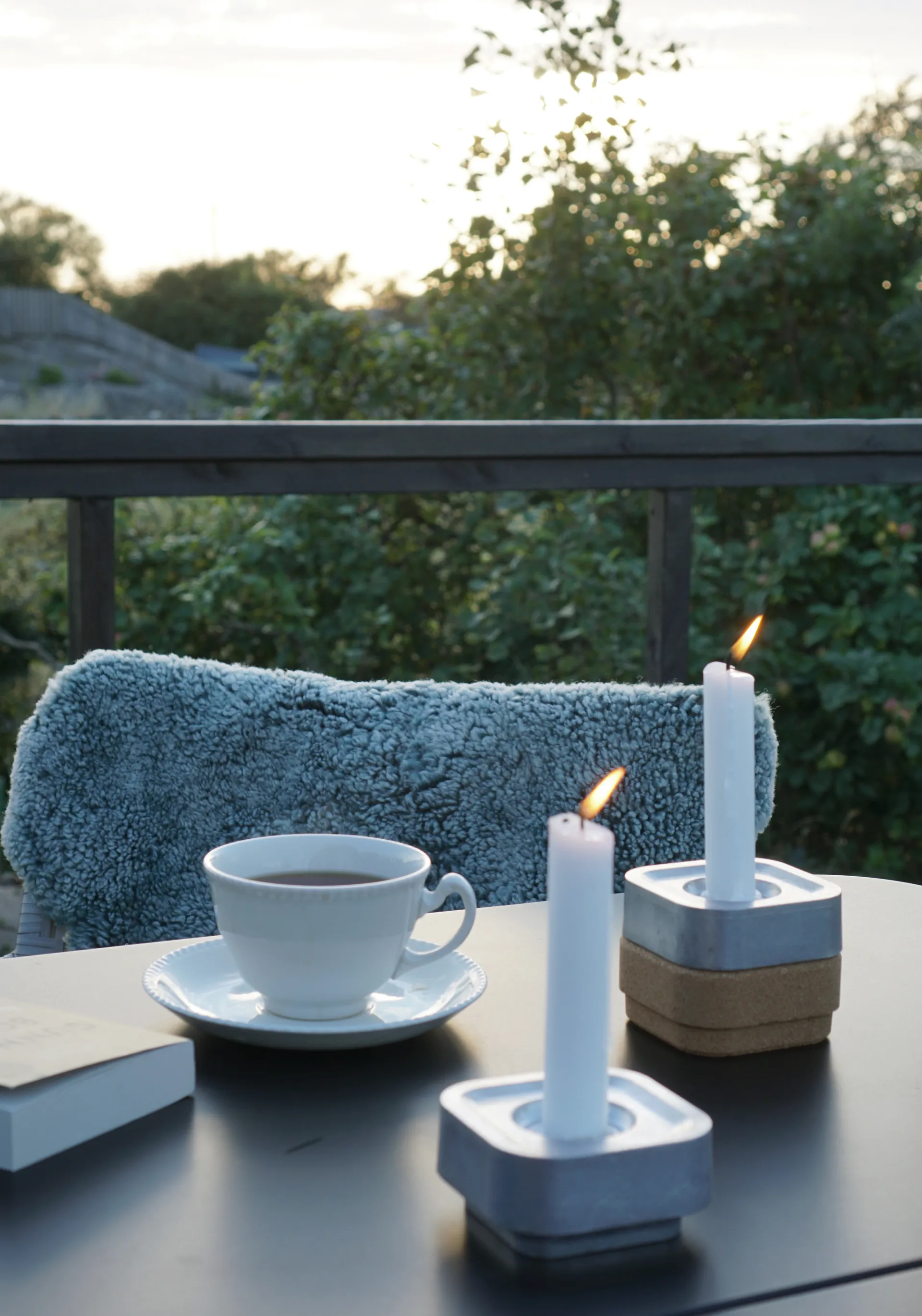 Portacandele Stumpastaken Ettan, alluminio Born In Sweden