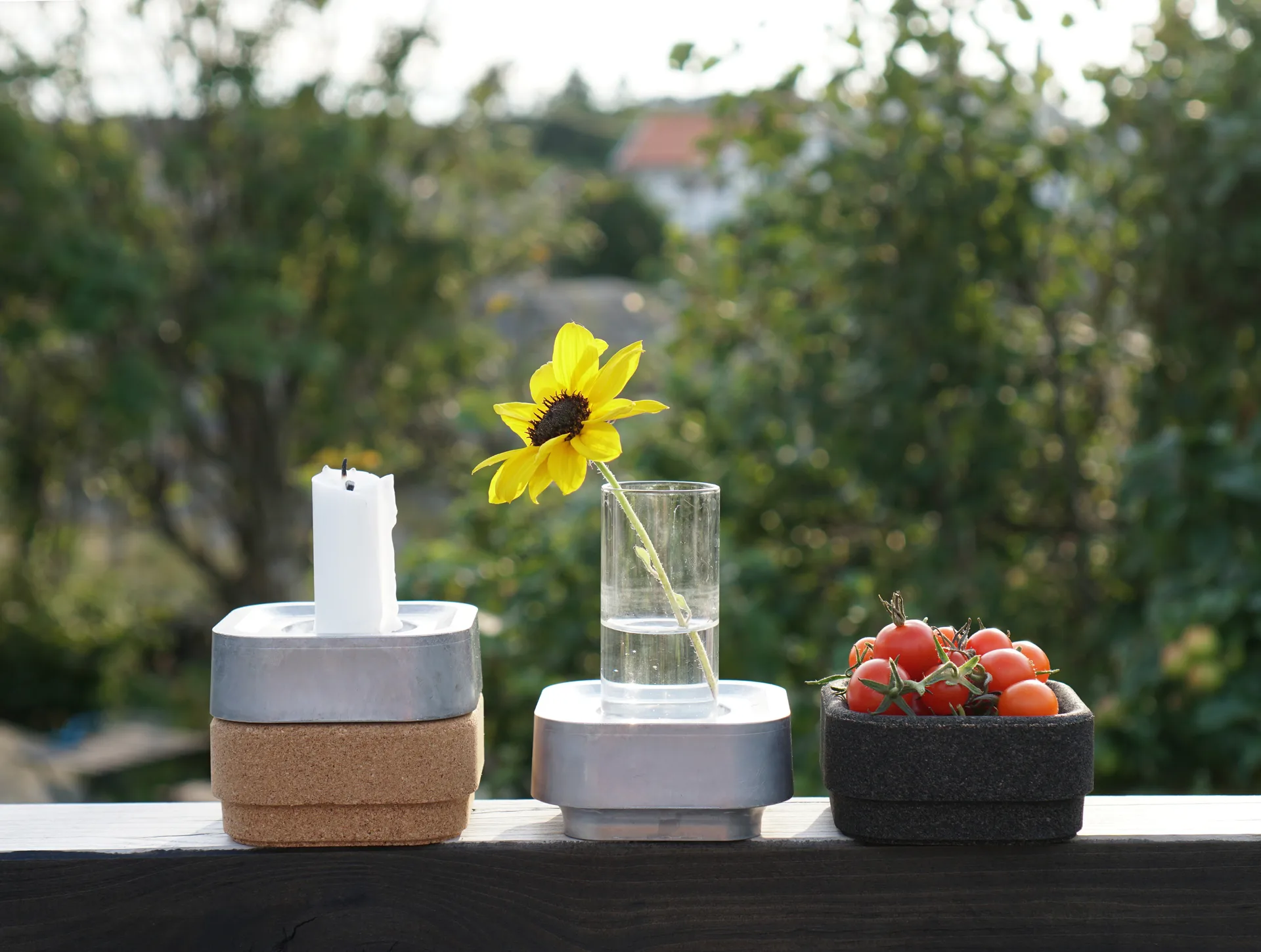 Portacandele Stumpastaken Ettan, alluminio Born In Sweden