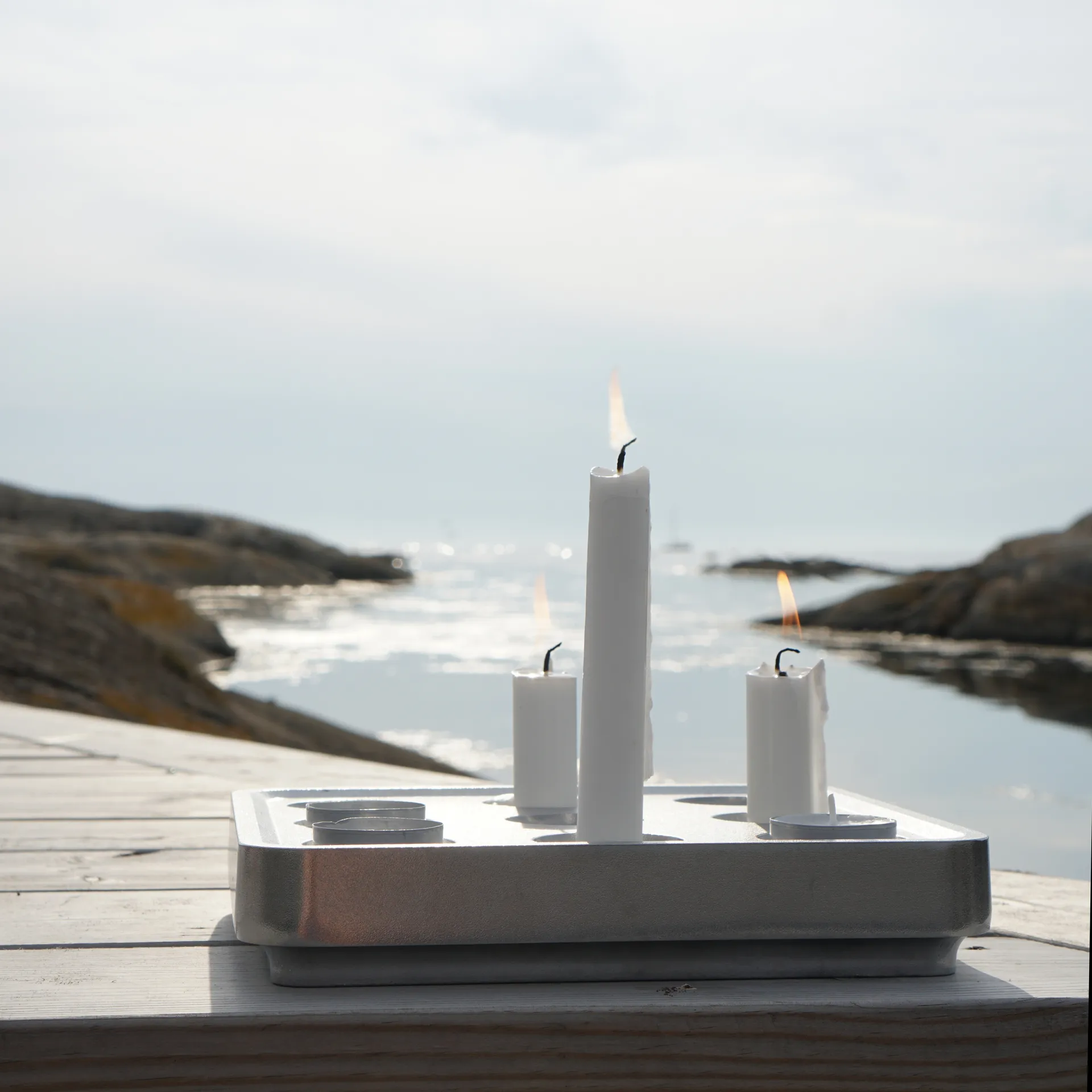 Portacandele Stumpastaken, piccolo Born In Sweden