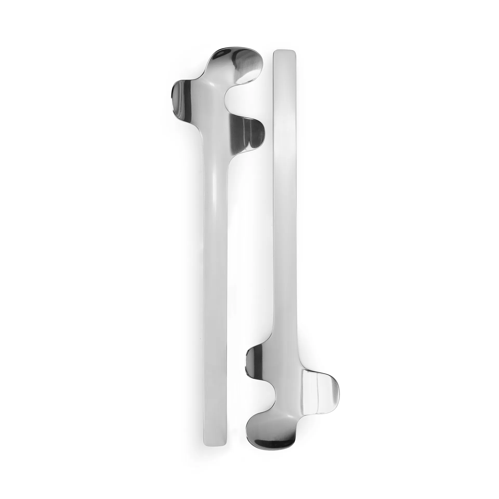 Posate da insalata Leaf, Acciaio lucido Born In Sweden