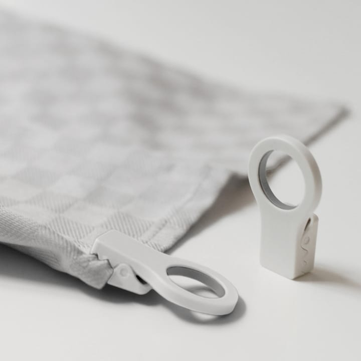 Clip per strofinacci da cucina Bosign Loop confezione da 2, Bianco Bosign