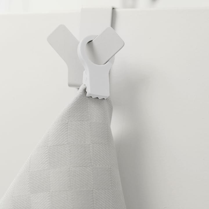 Clip per strofinacci da cucina Bosign Loop confezione da 2, Bianco Bosign